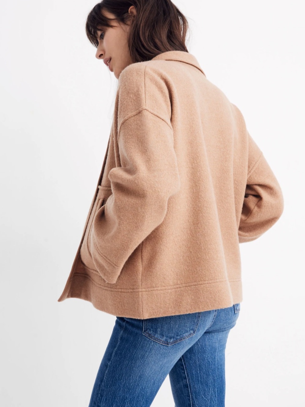 NWT Madewell Lisbon Sweater Jacket | M - Picture 3 of 8